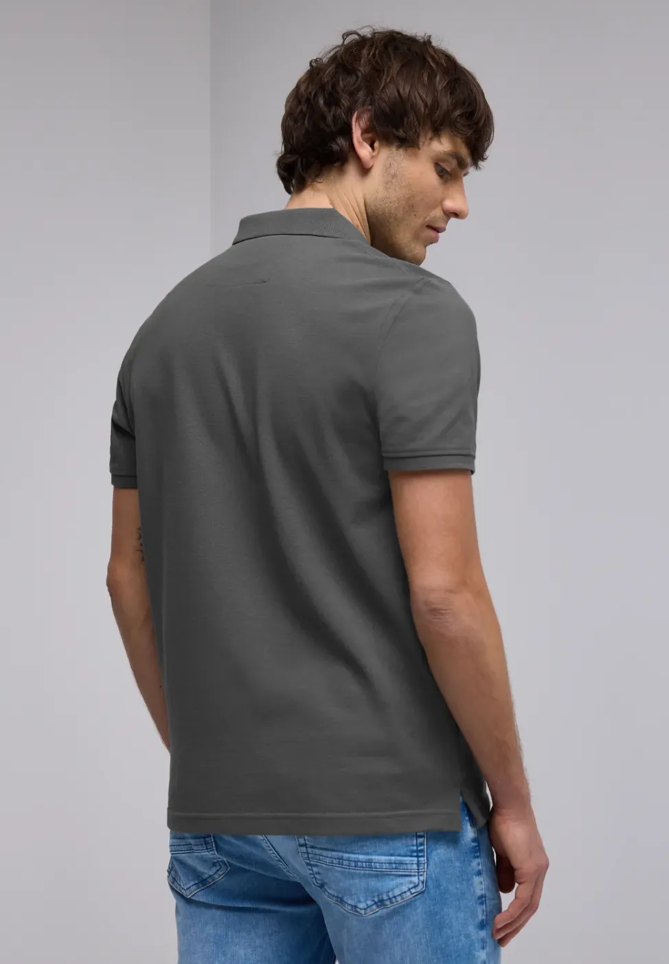 Piqué-Poloshirt mit Logo