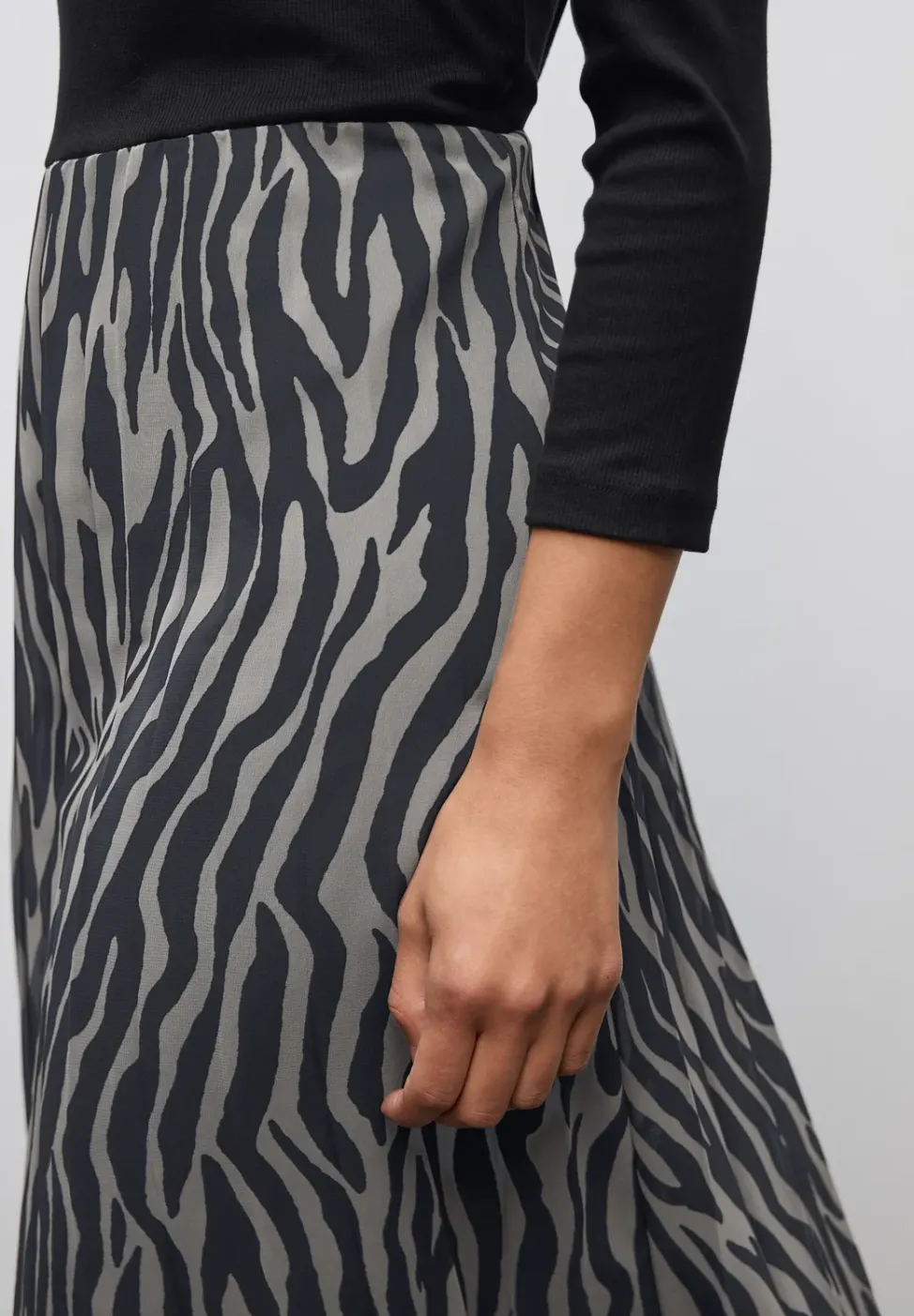 Plissée Chiffon Kleid