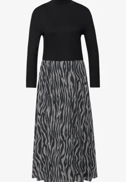 Plissée Chiffon Kleid