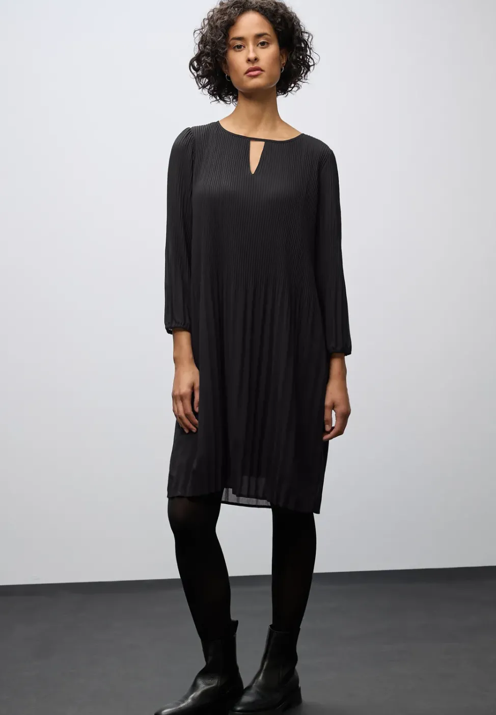 Plissée Tunika-Kleid