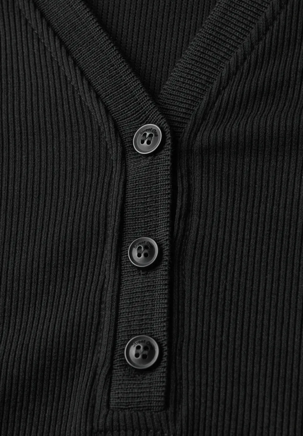 Polokleid mit Rippstruktur