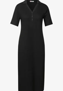 Polokleid mit Rippstruktur