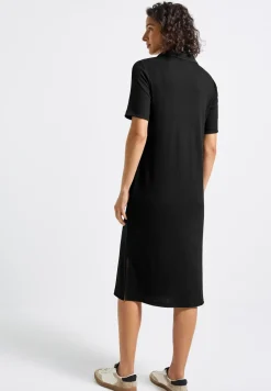 Polokleid mit Rippstruktur