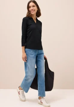 Poloshirt mit 3/4-Arm
