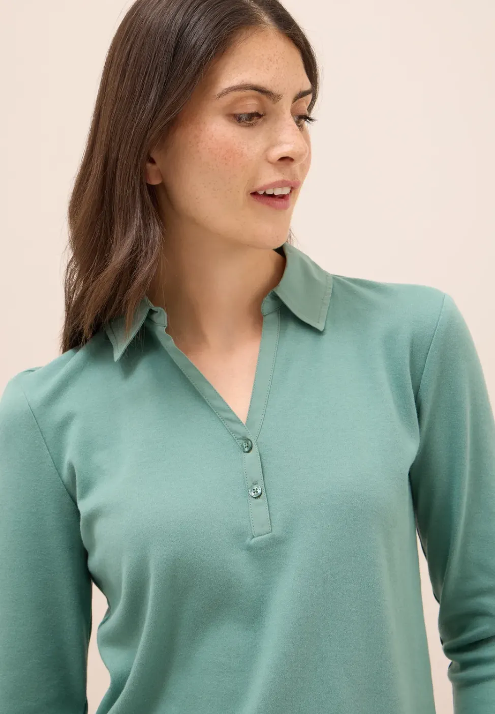 Poloshirt mit 3/4-Arm