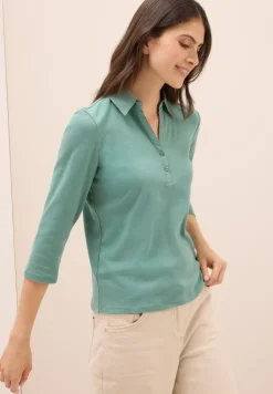 Poloshirt mit 3/4-Arm