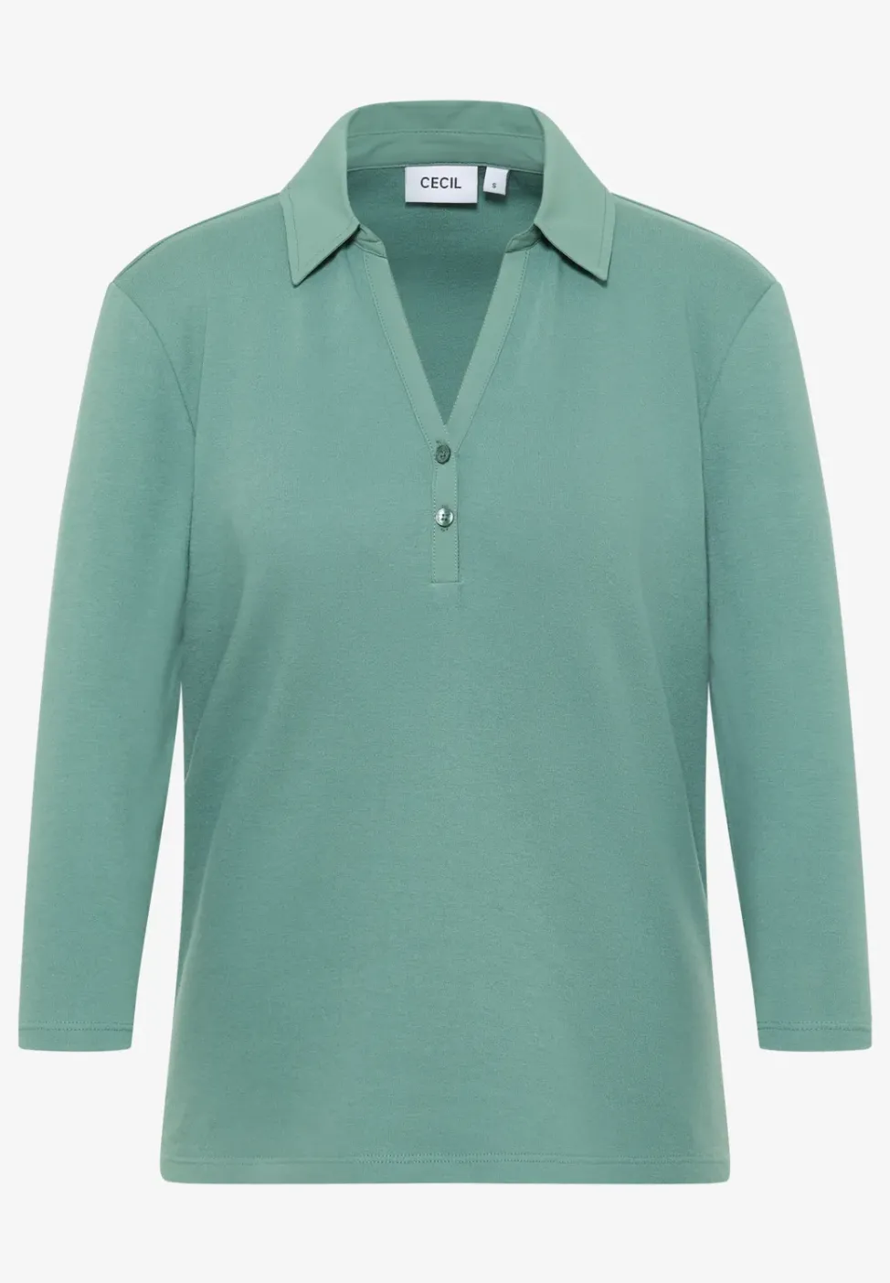 Poloshirt mit 3/4-Arm