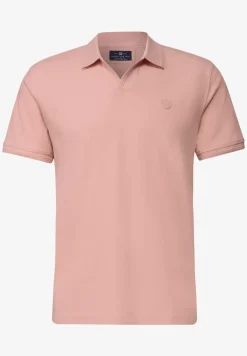 Poloshirt mit offenem Kragen
