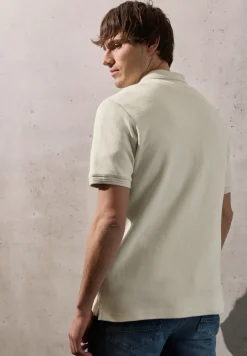 Poloshirt mit Struktur