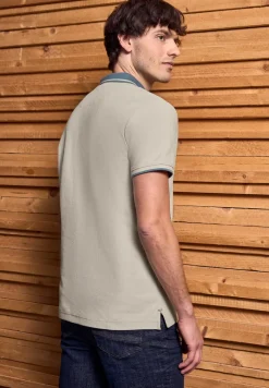 Poloshirt mit Struktur