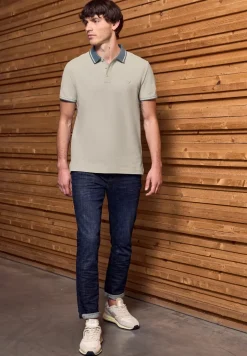 Poloshirt mit Struktur