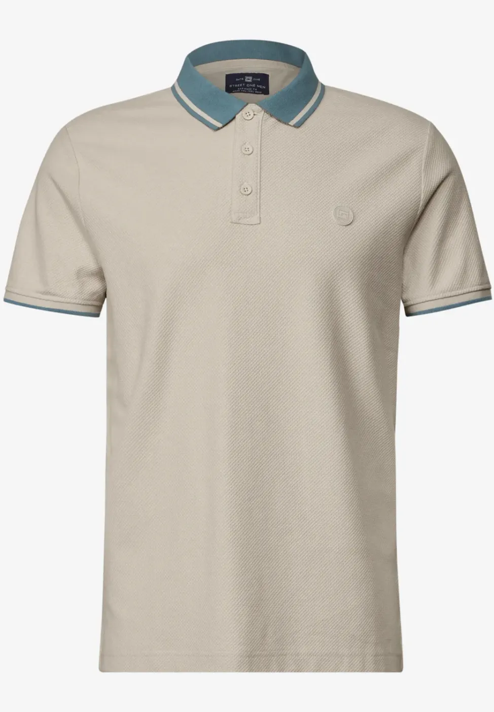 Poloshirt mit Struktur