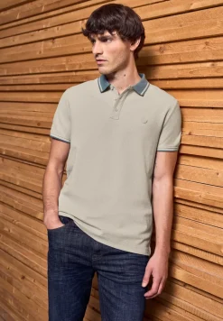Poloshirt mit Struktur
