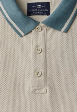 Poloshirt mit Struktur