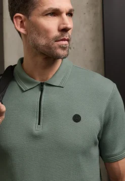 Poloshirt mit Struktur