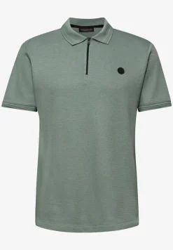 Poloshirt mit Struktur
