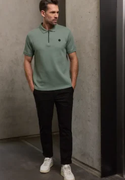 Poloshirt mit Struktur