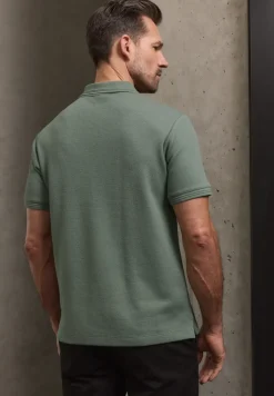 Poloshirt mit Struktur
