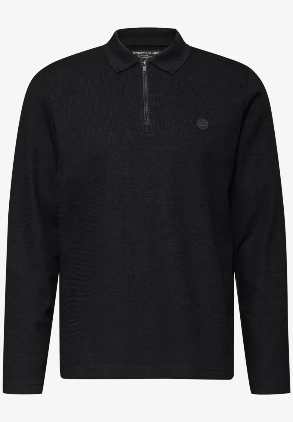 Poloshirt mit Zipper