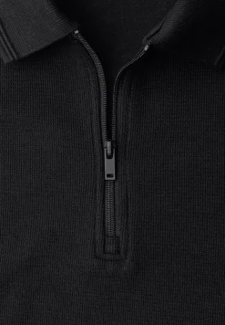 Poloshirt mit Zipper