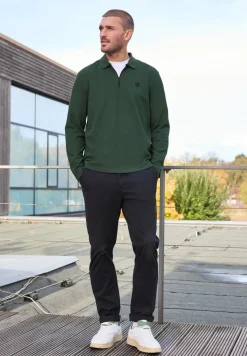 Poloshirt mit Zipper