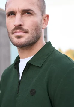 Poloshirt mit Zipper