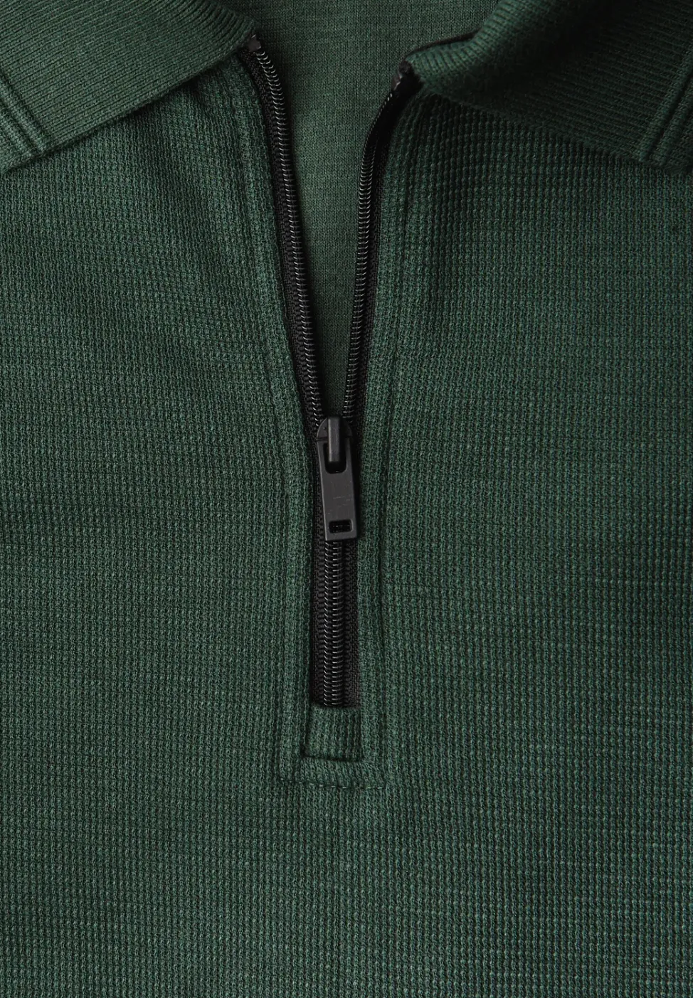 Poloshirt mit Zipper