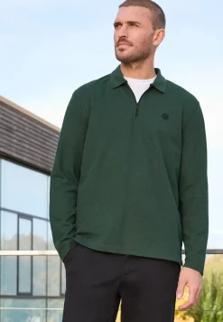 Poloshirt mit Zipper