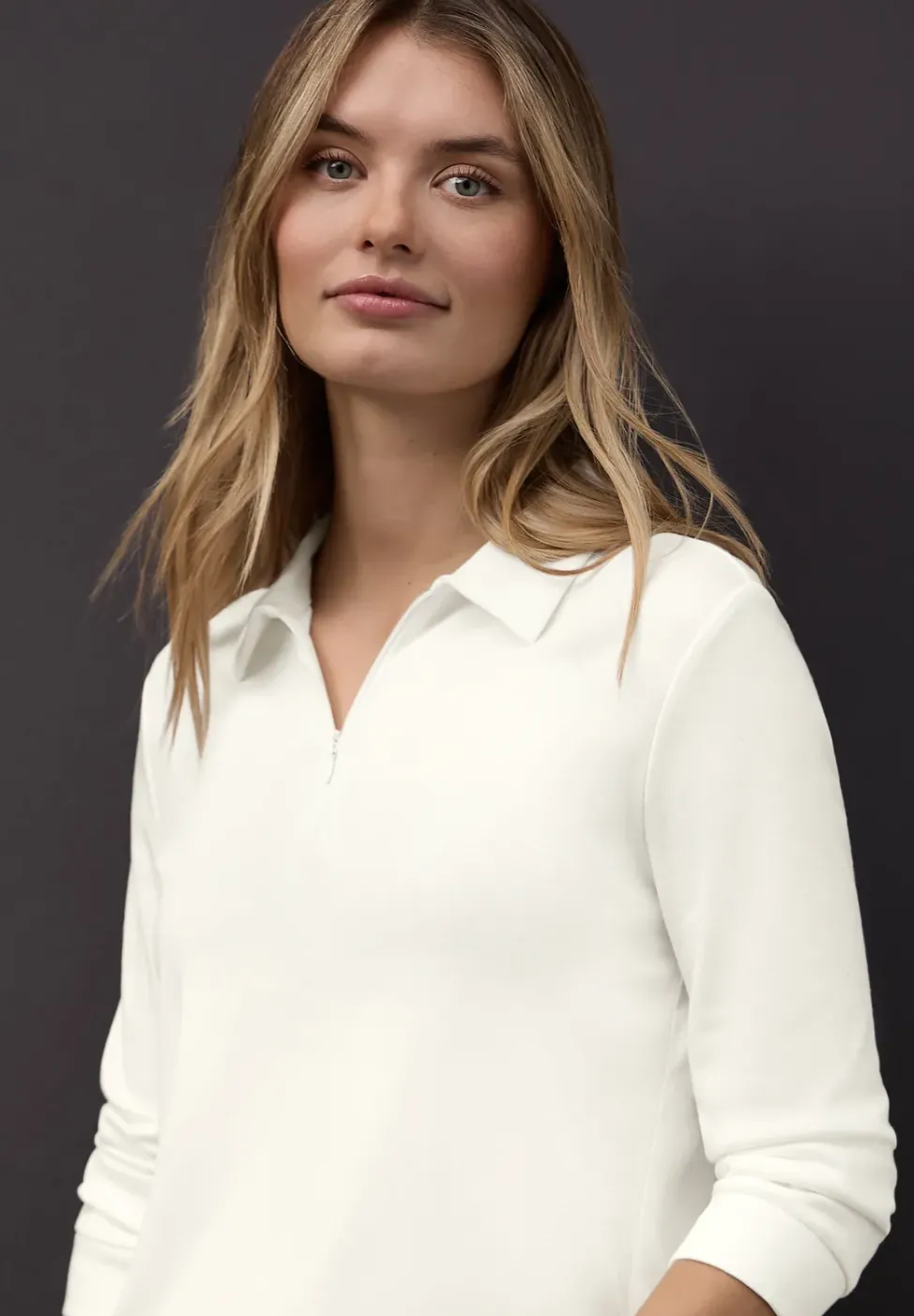 Poloshirt mit Zipper