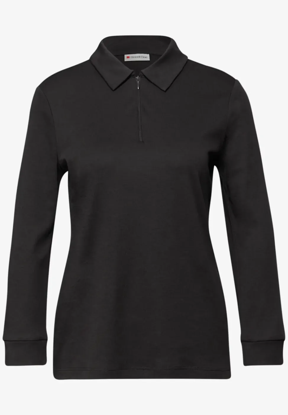 Poloshirt mit Zipper