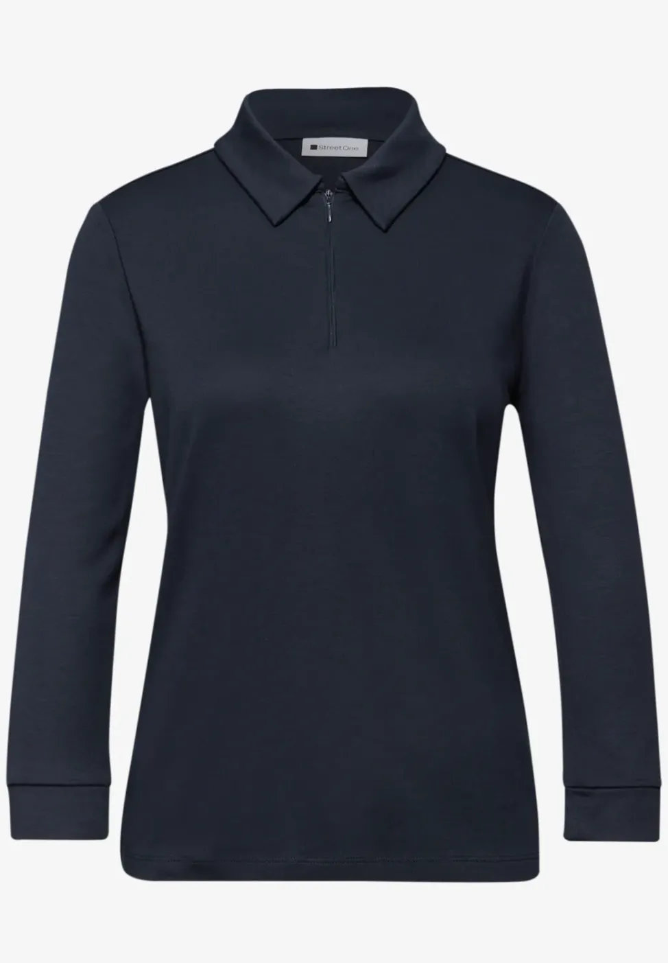 Poloshirt mit Zipper