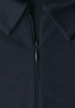 Poloshirt mit Zipper