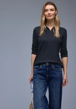 Poloshirt mit Zipper