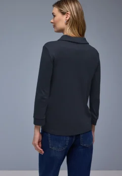 Poloshirt mit Zipper