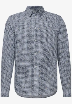 Popeline Houndstooth Hemd