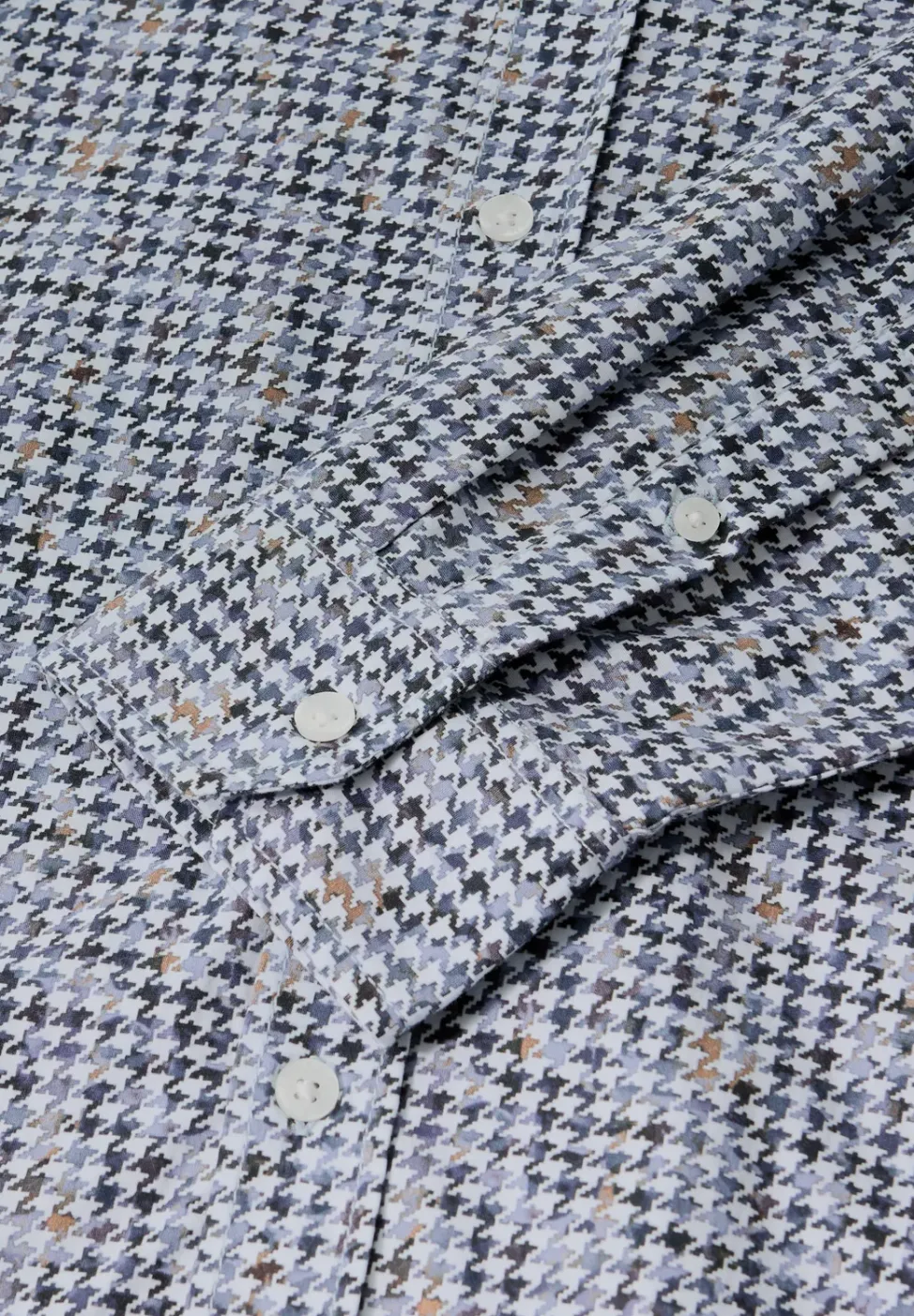 Popeline Houndstooth Hemd