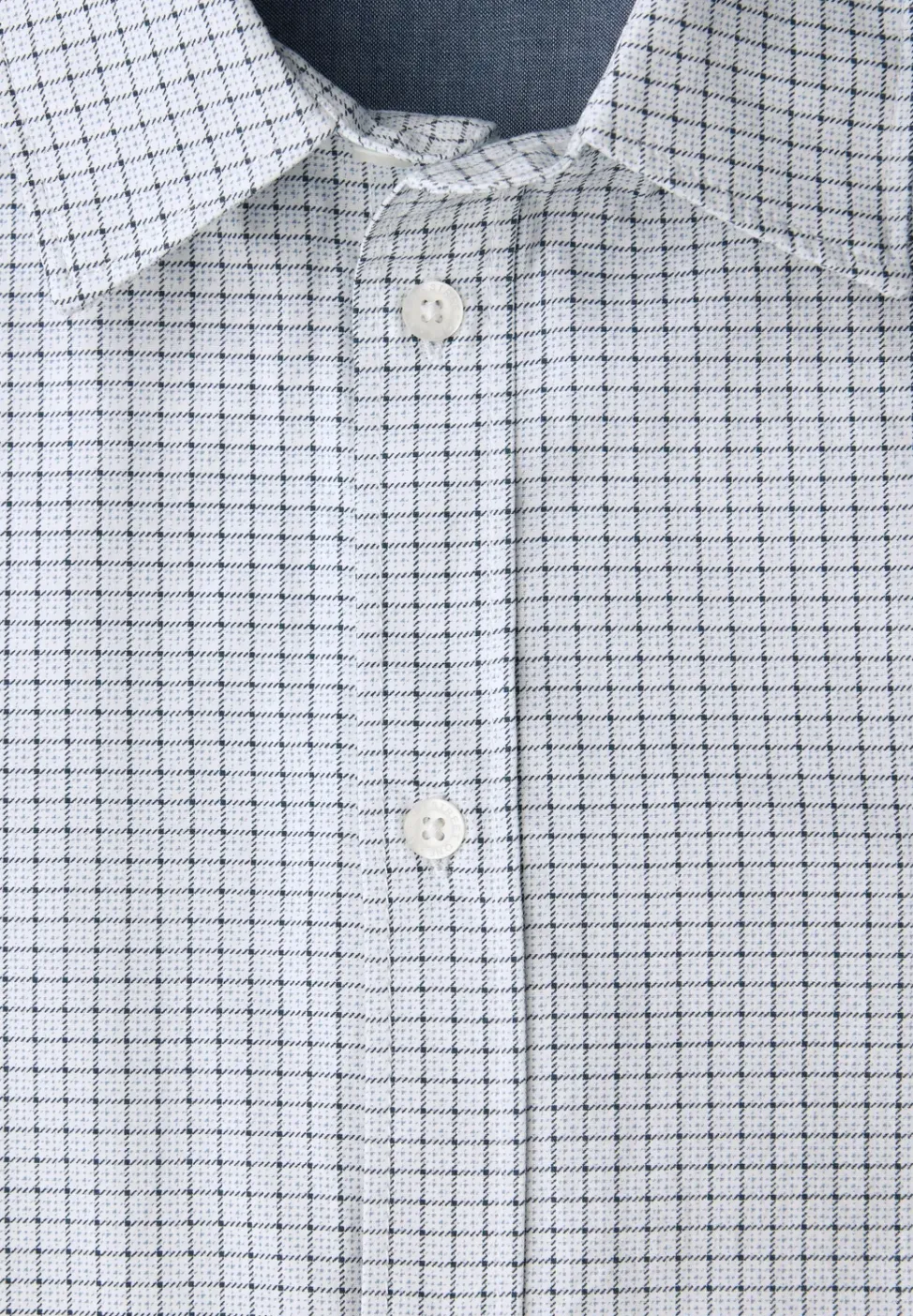 Popeline Minimal Print Hemd