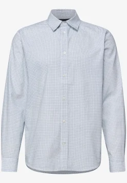 Popeline Minimal Print Hemd