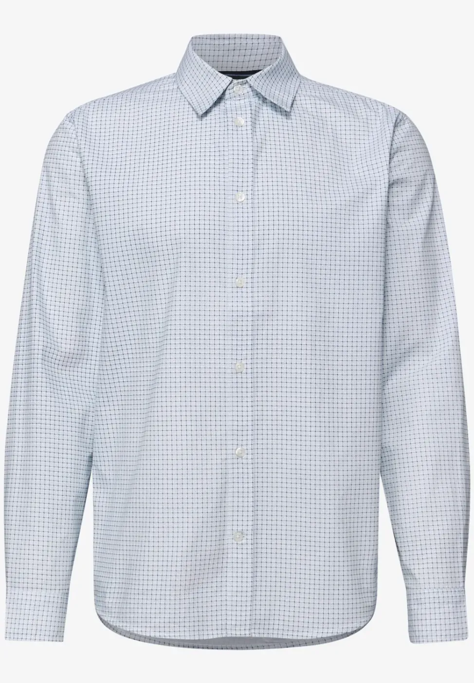 Popeline Minimal Print Hemd