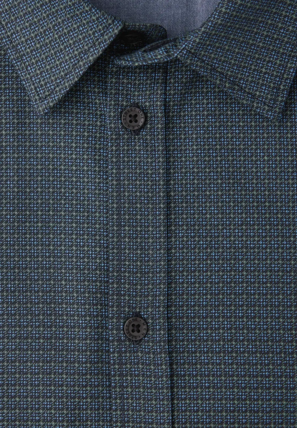 Popeline Minimal Print Hemd