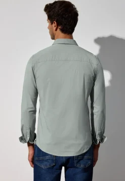 Popeline Stretch Hemd