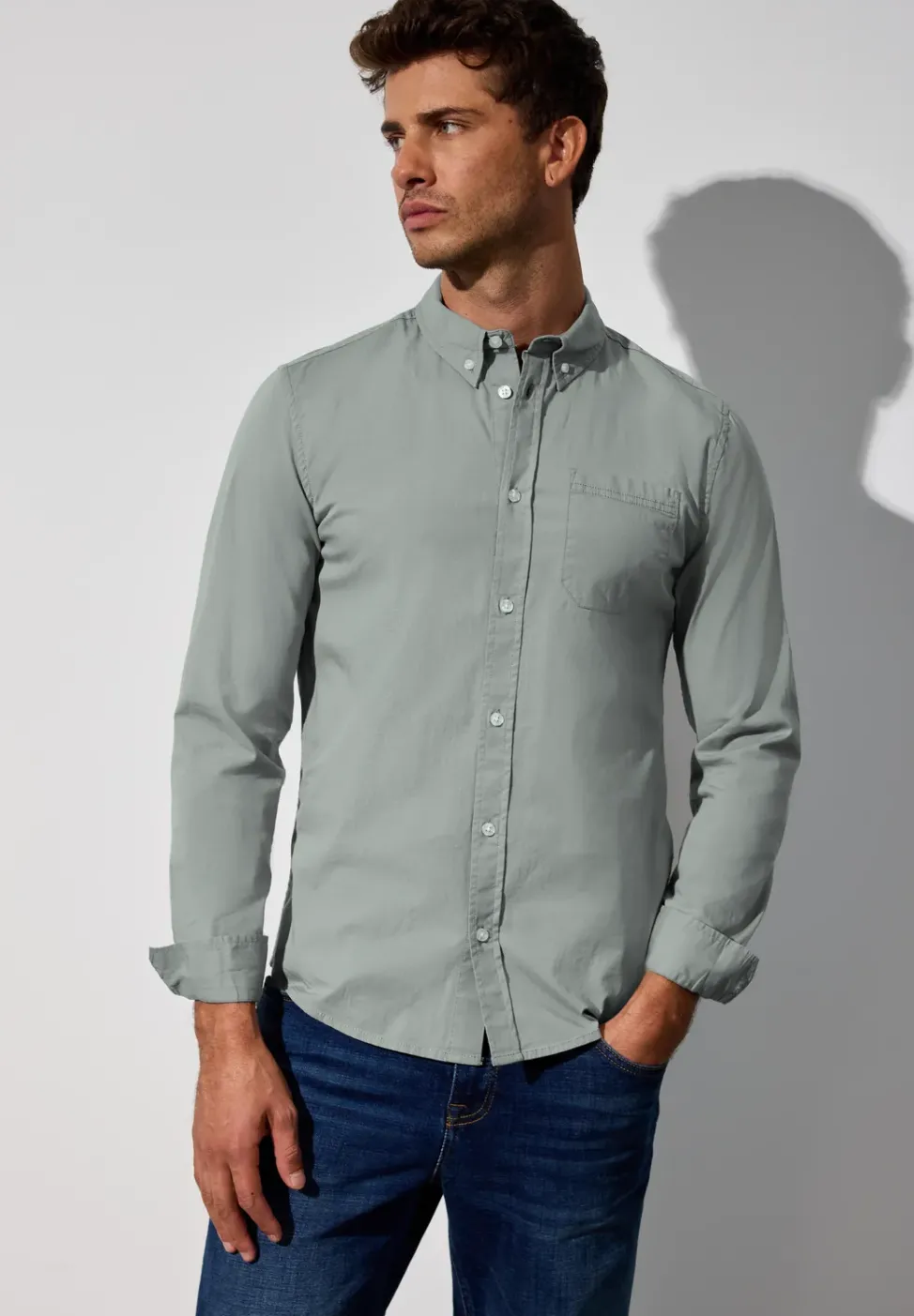 Popeline Stretch Hemd