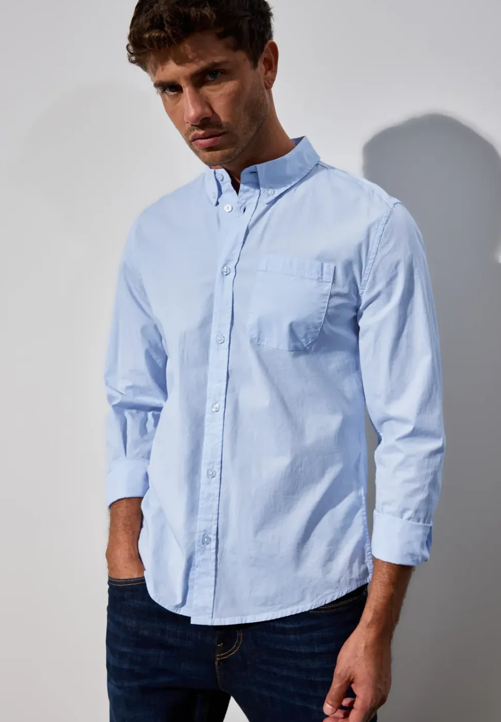 Popeline Stretch Hemd
