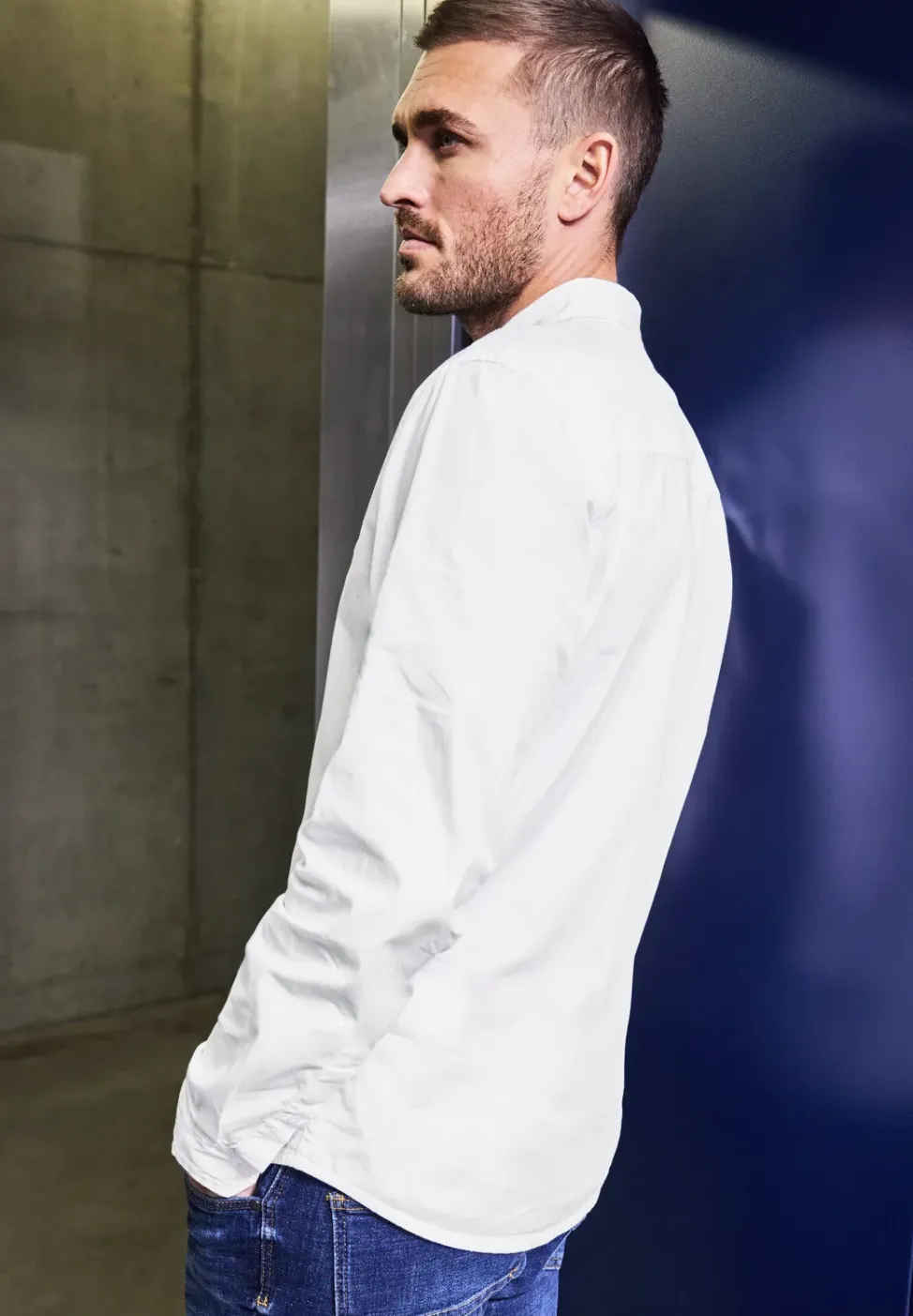 Popeline Stretch Hemd