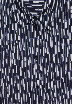 Print Hemdblusenkleid