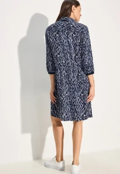 Print Hemdblusenkleid