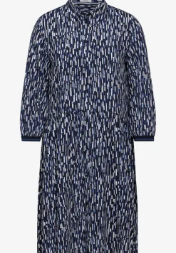 Print Hemdblusenkleid
