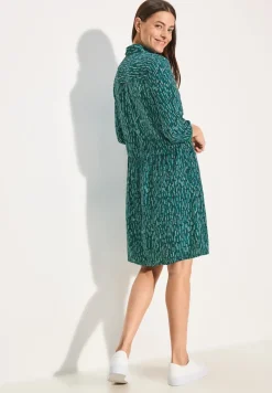 Print Hemdblusenkleid