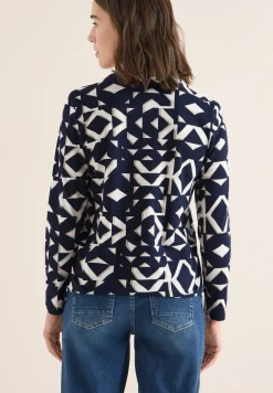 Print Shirt im Tunika-Look