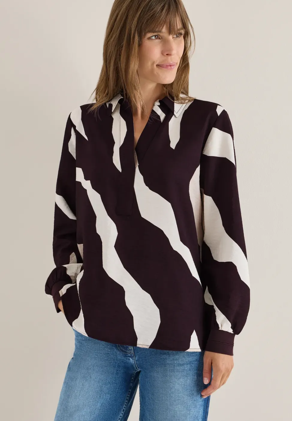 Print-Bluse